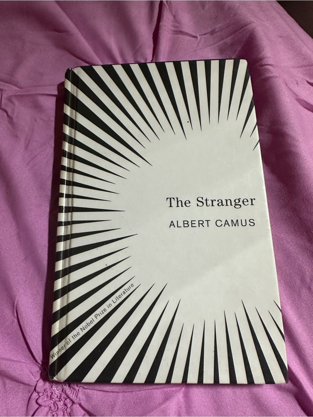 The Stranger Hardcover Book Sleeve in Pink